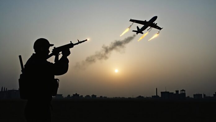 Shooting Down Indian Drones